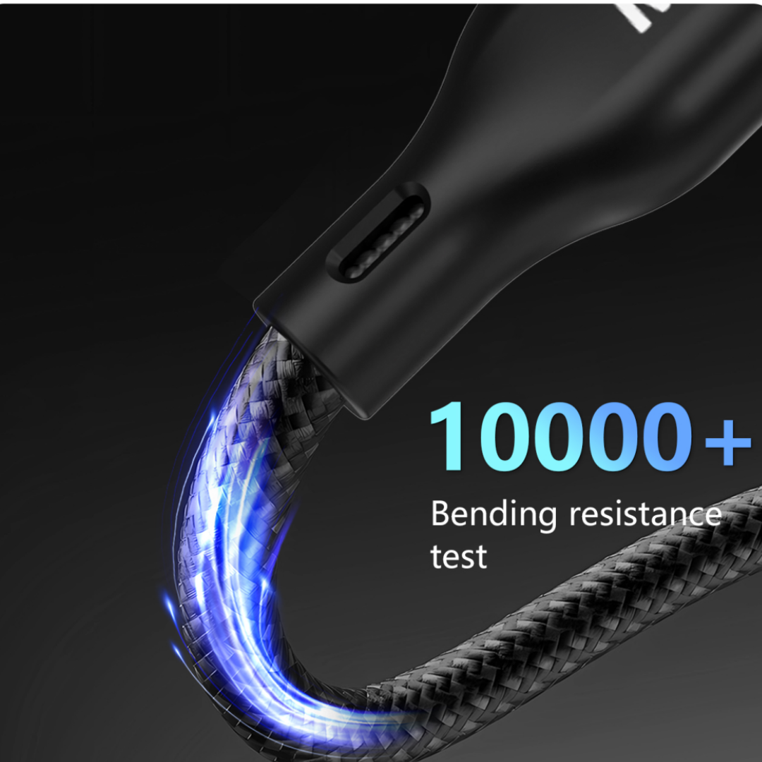 100W 3-in-1 Super Fast Multi Cable Phone & iWatch Charging Cable - Dudao India