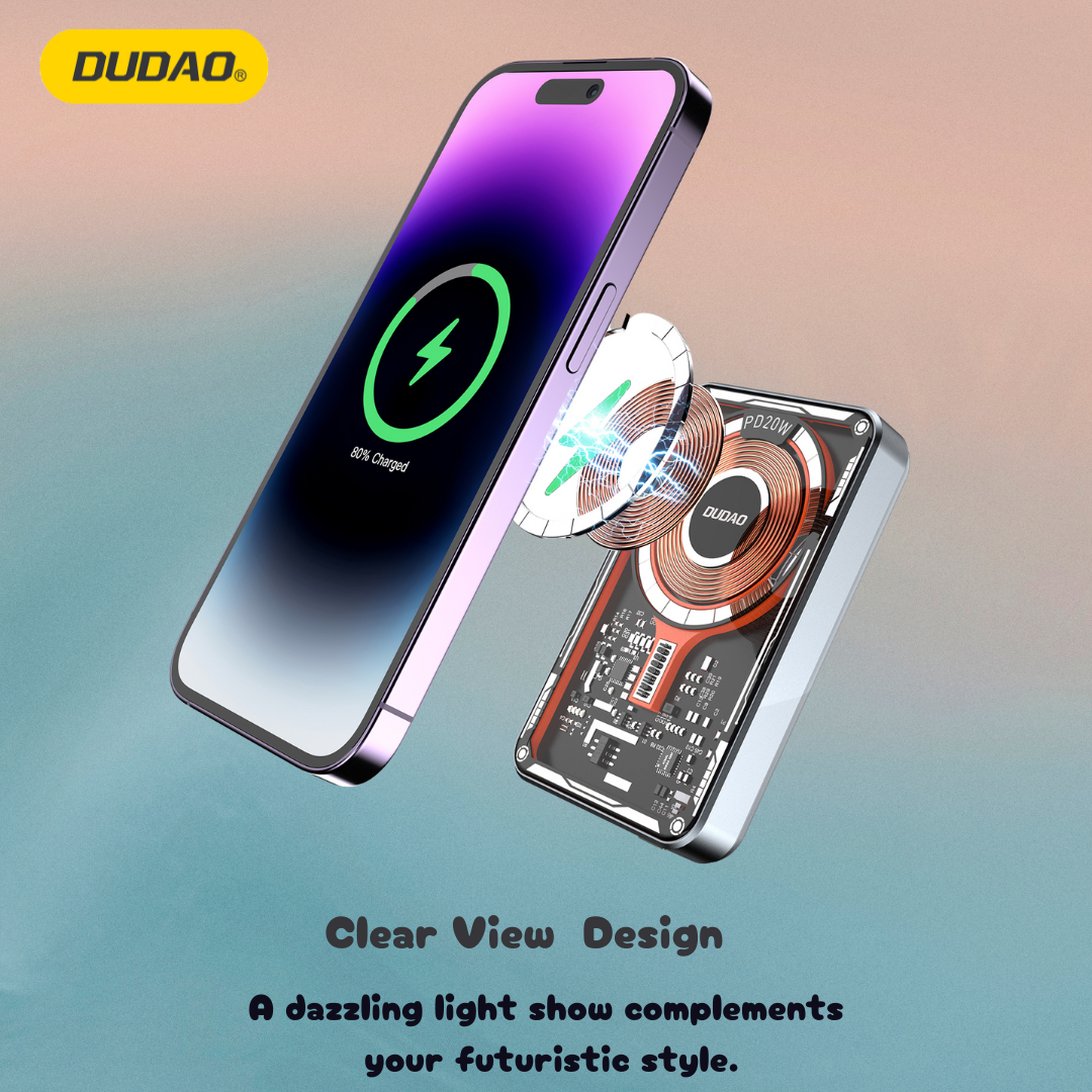 Futuristic 15W Magsafe Wireless Charging Powerbank 10000mAh - Dudao India