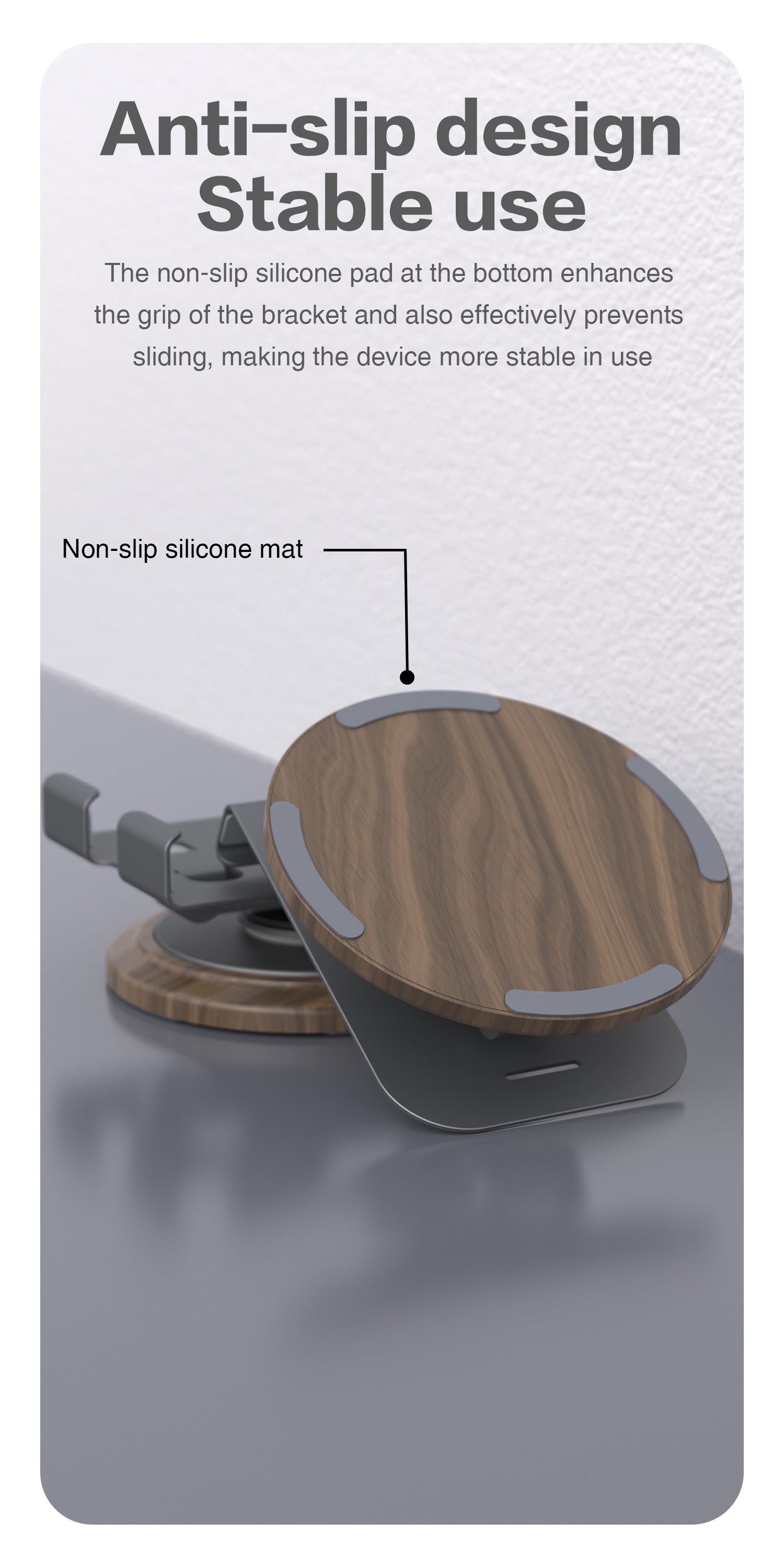 F17M  wooden phone holder