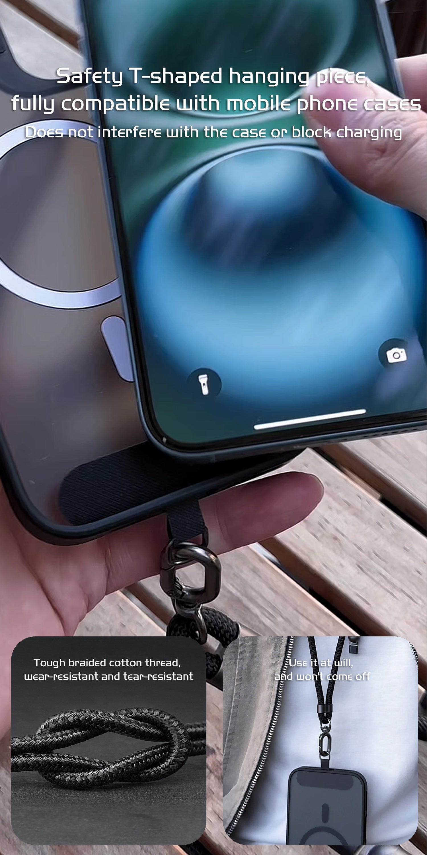 4 in 1 Fast Charge 65W Mobile Lanyard Cable - Dudao India