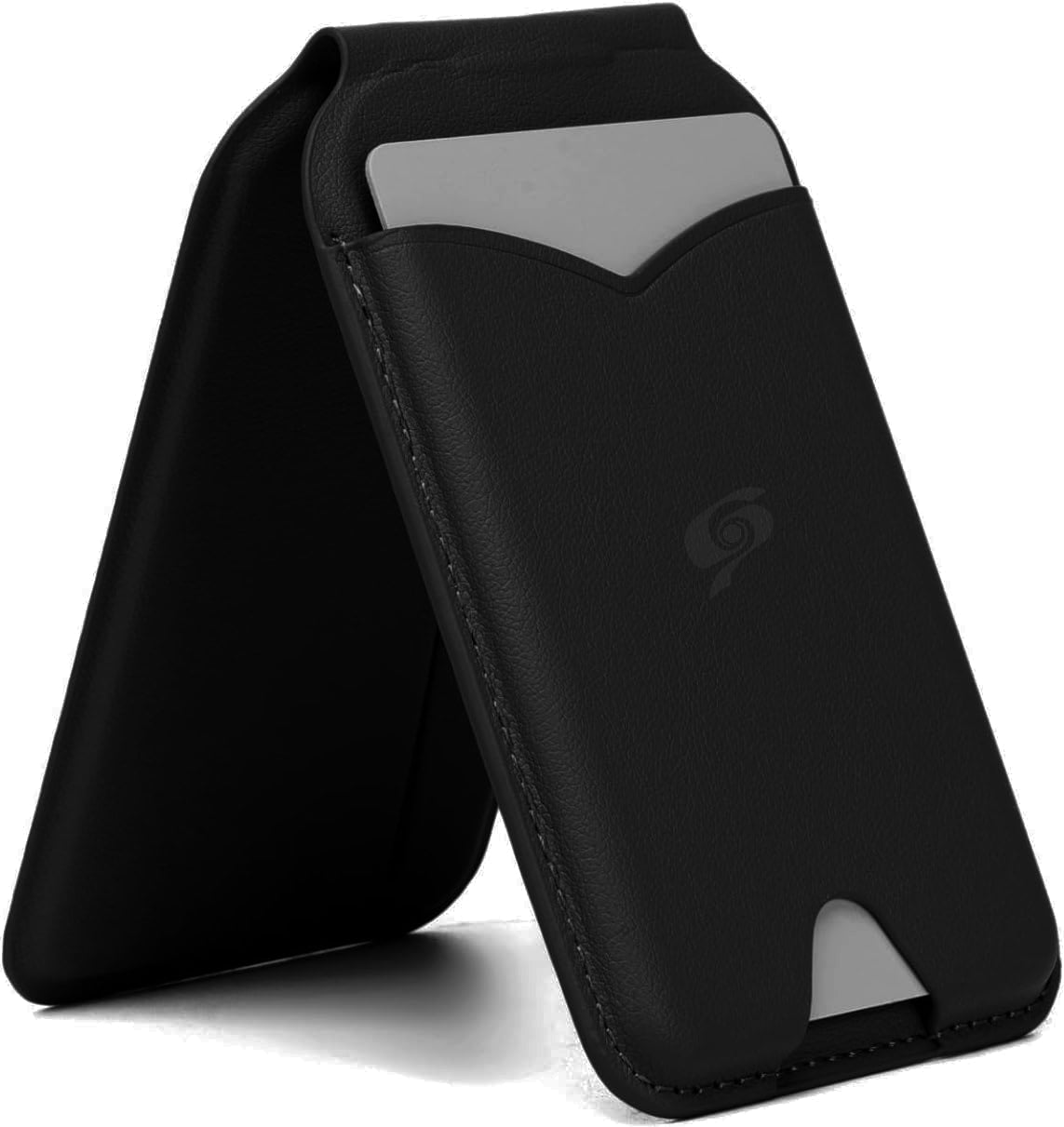 MONTARO- Bi-Fold Magsafe Card Wallet Stand with Mirror